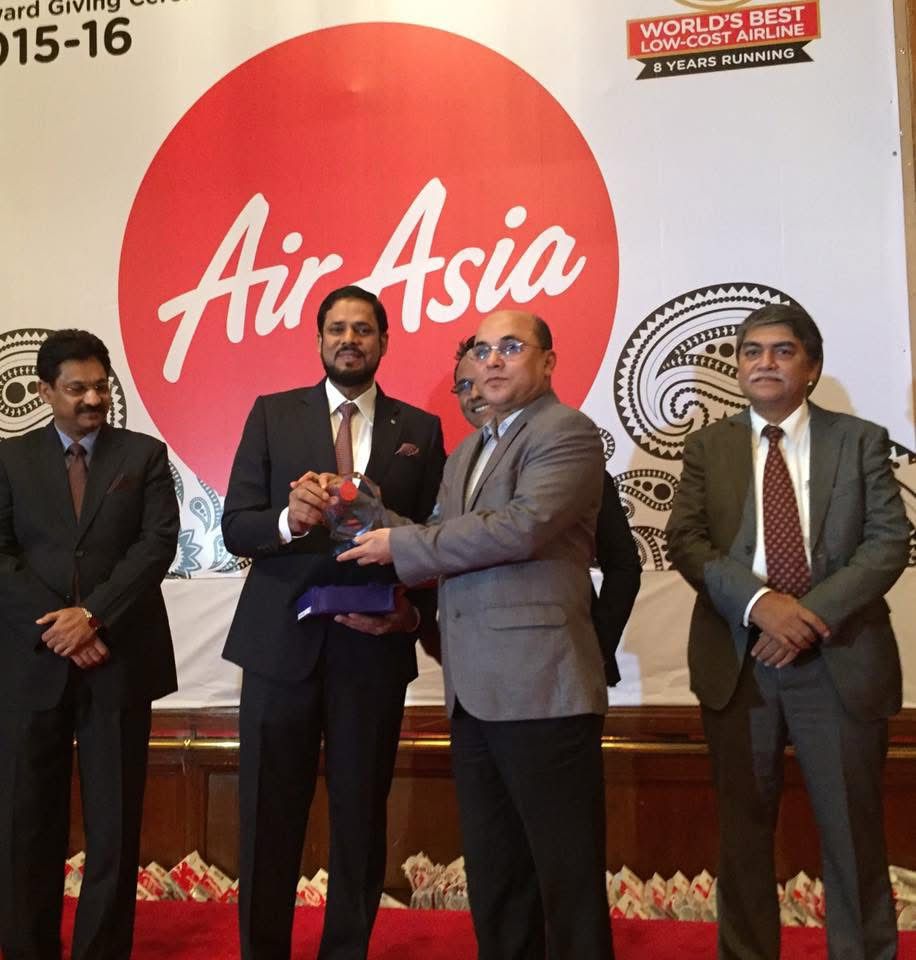 Top Agent Award Received from Air Asia